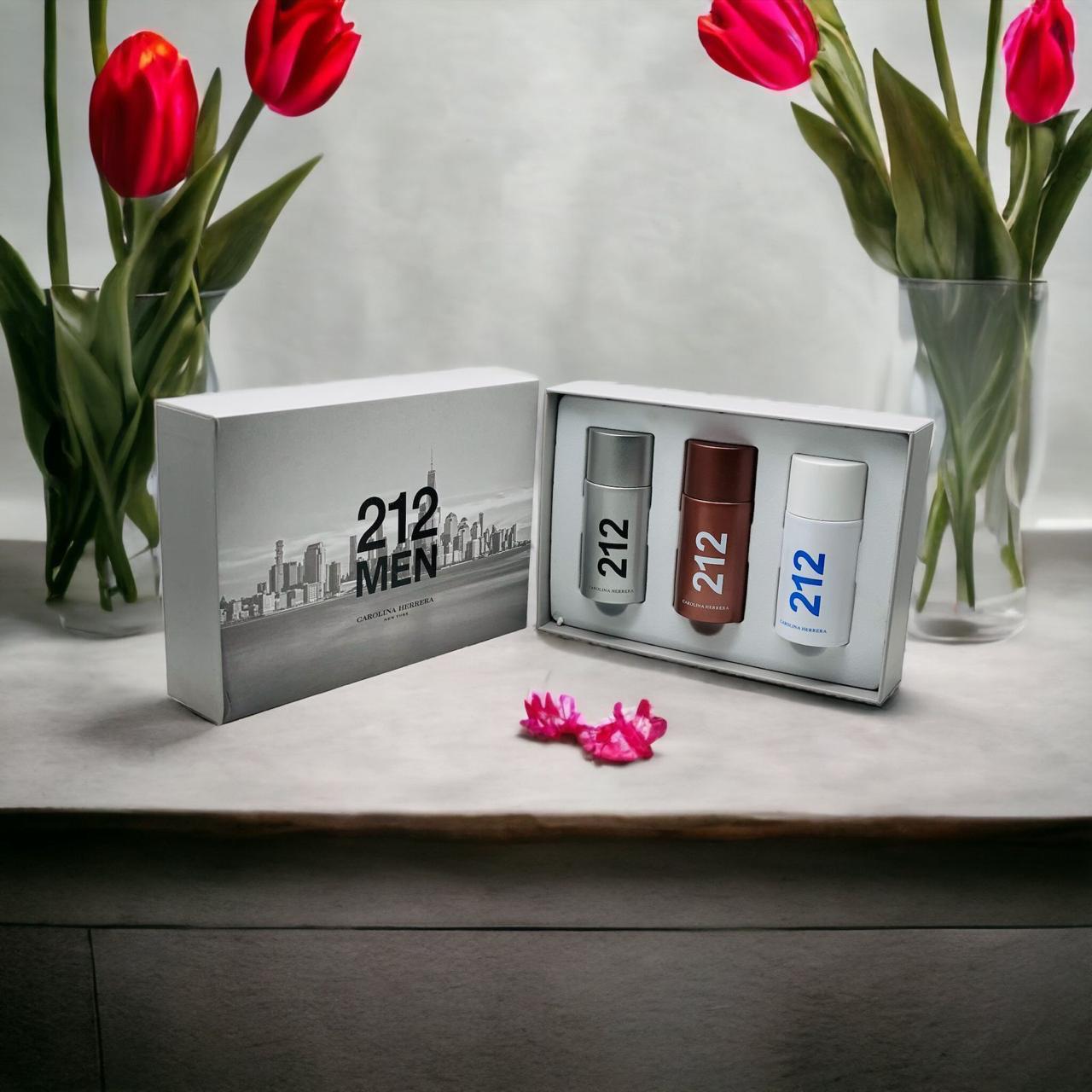 212 MEN AQUAA Branded Luxury Perfume Gift set combo (3 x 30ML)