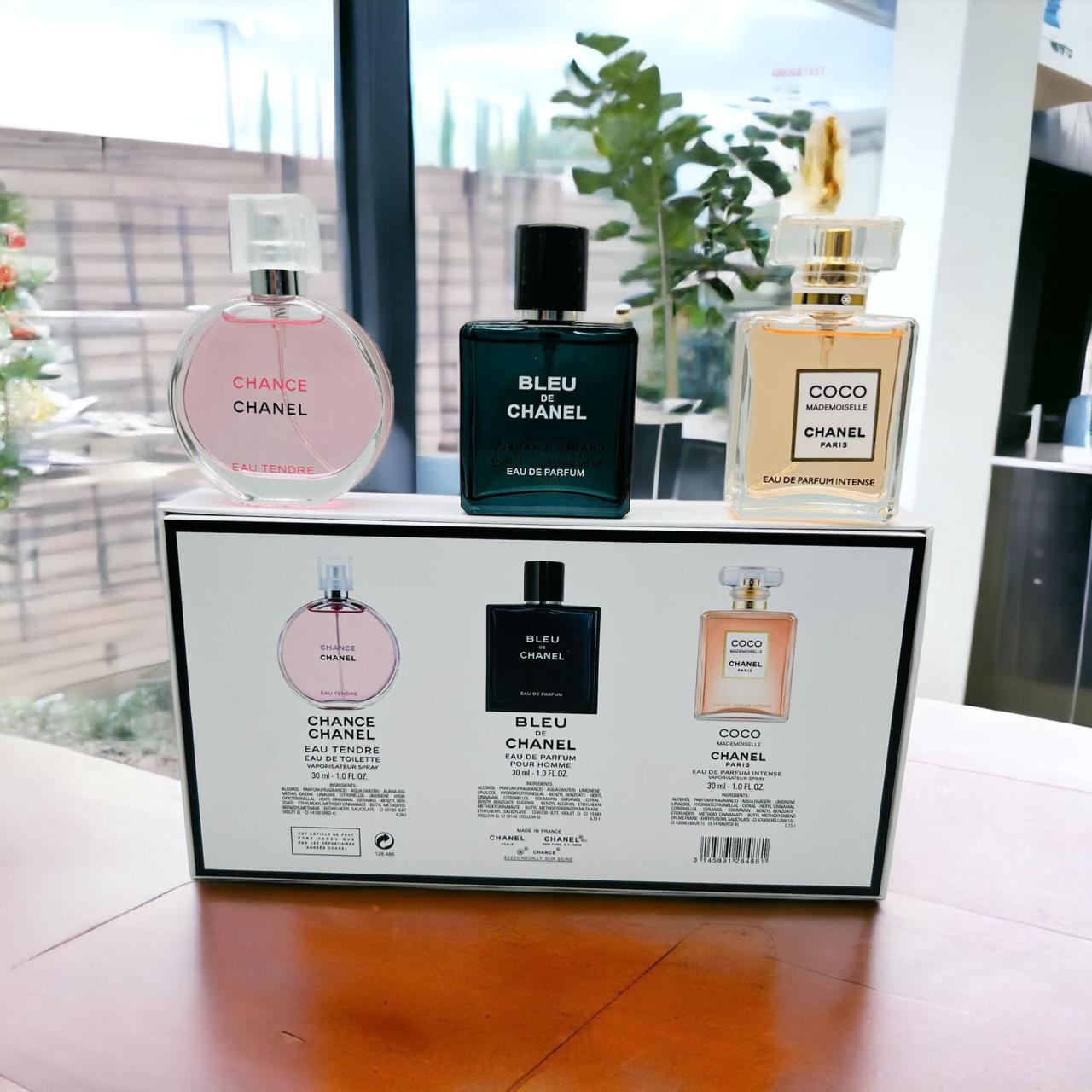 Chanell Branded Luxury Perfume gift set combo (3 x 30ML)